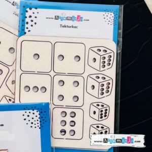 Tekturka: Gry i zabawy 07 - Kostki do gry mini