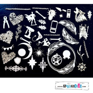 OUTLET Zestaw tekturek 02