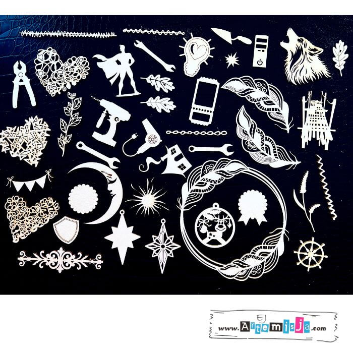 OUTLET Zestaw tekturek 02