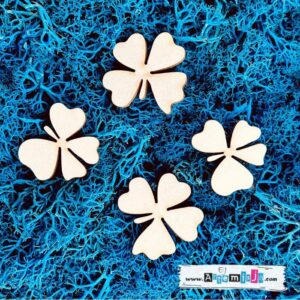 Tekturka: Listki 19 - Koniczyna 4 szt.