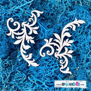 Tekturka: Ornamenty 13 - Narożniki [Art Nouveau, vintage]