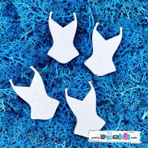 Tekturka: Kobiecy zestaw 04 - Gorsety proste mini - 4 szt.