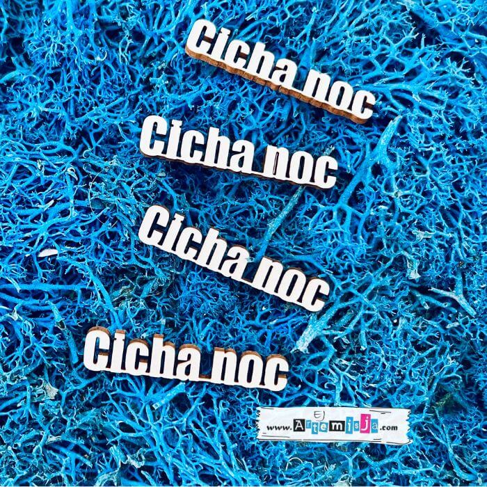 Tekturka: Napisy 19 - Cicha noc - 4 szt.