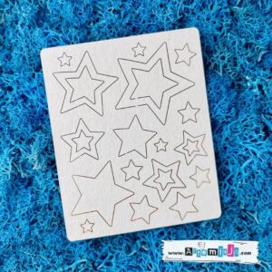 Tekturka: Zestaw gwiazdek