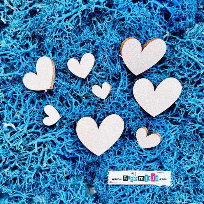 Tekturka: Zestaw serc 05 - Małe serduszka 8 szt.