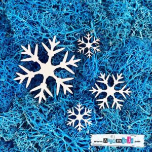 Tekturka: Boże Narodzenie 86 - Śnieżynki