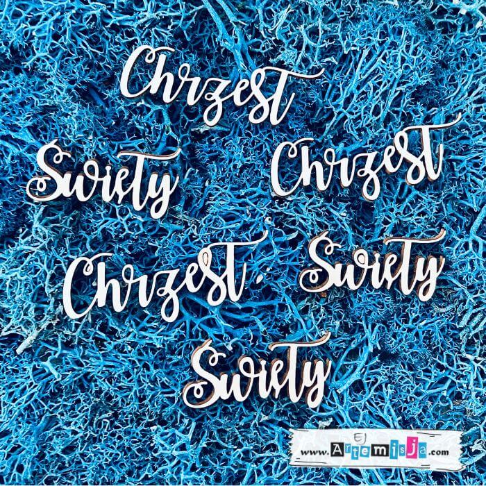 Tekturka: Napisy 23 - Chrzest Święty - 3 szt.