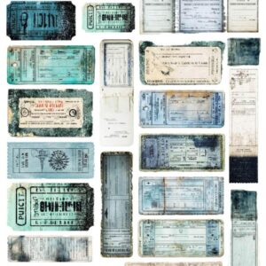 Arkusz dodatków do wycinania - Banery i tagi 05