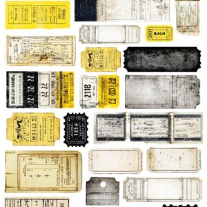 Arkusz dodatków do wycinania - Banery i tagi 06