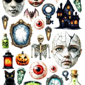 Arkusz dodatków do wycinania - Halloween 08