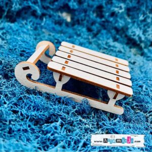 Tekturka: Boże Narodzenie 87 - Sanki 3D