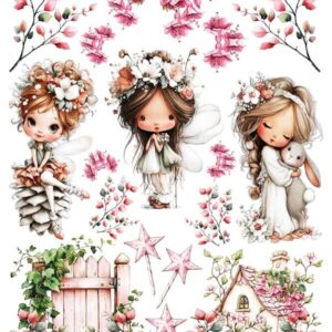 Arkusz dodatków do wycinania - Świat wróżek 03