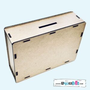 Baza do zdobienia HDF – SKARBONKA [19 cm x 14,5 cm x 6 cm]