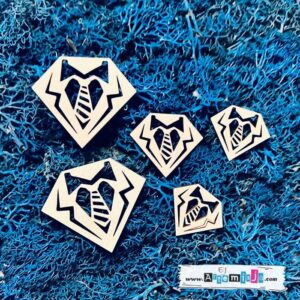 Tekturka: Dla mężczyzny 20 - Symbol: koszula i krawat