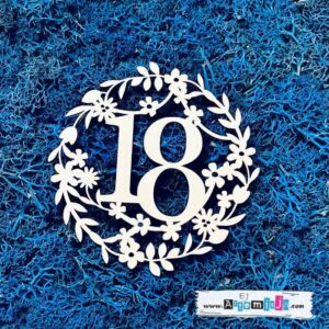 Tekturka: Wianek kwiatowy - 18