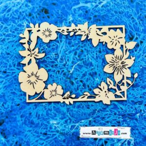 Tekturka: Ramka 11 - Z pięknymi kwiatami