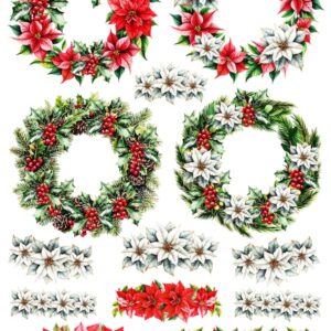 Boże Narodzenie - Wianki i poinsecje - DAG-BN-XMAS-050