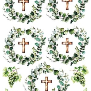 Arkusz dodatków do wycinania - Zestaw na Pierwszą Komunię Świętą 01a