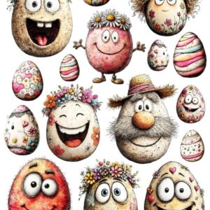 Arkusz dodatków do wycinania - Wielkanoc 17