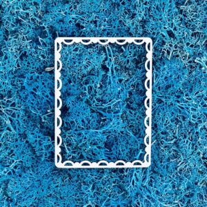 Tekturka: Ramka 12 - Delikatna i subtelna, prostokątna