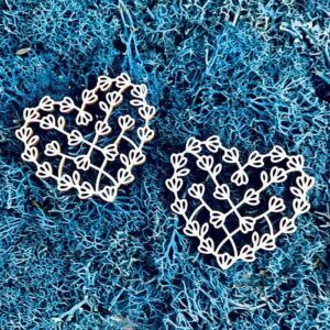 Tekturka: Miłość 31 - Serca plecione - 2 szt.