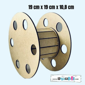 Baza do zdobienia HDF – PHOTO REEL, Rolka filmowa, Rolka na klisze, film fotograficzny - 19 cm x 19 cm x 10,8 cm