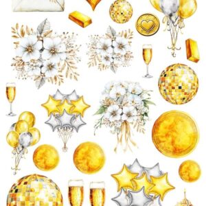 Arkusz dodatków do wycinania - Artemisja Digital ZŁOTY PYŁ 16