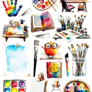 Arkusz dodatków do wycinania - Sztuka 05