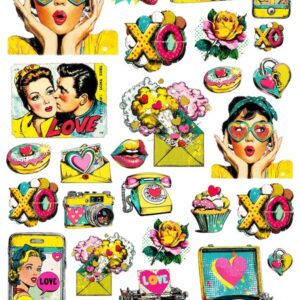 Arkusz dodatków do wycinania - Pop Art 03