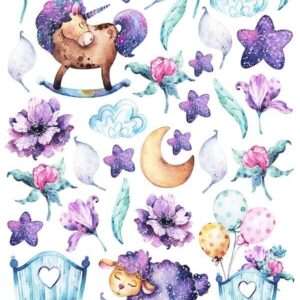 Arkusz dodatków do wycinania - Dziecięce marzenia 01