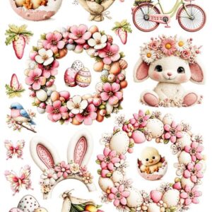 Arkusz dodatków do wycinania - Wielkanoc 18