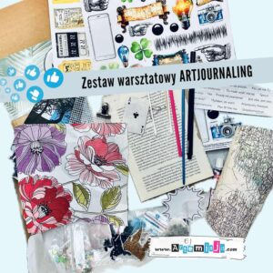 [Klub Scraperek] Zestaw materiałów na warsztat ART JOURNALING [sam kit]