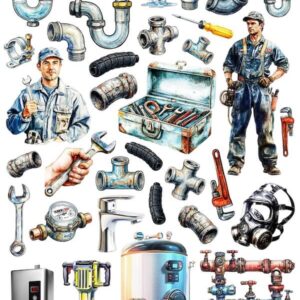 Arkusz dodatków do wycinania - Zawody / Hobby 26 - Hydraulik / Gazownik