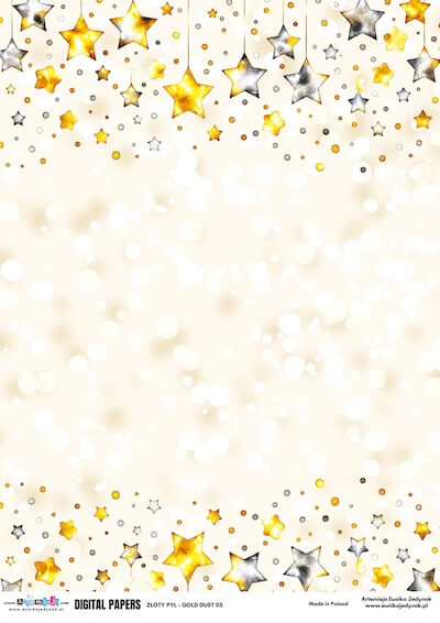 Złoty pył - Gold Dust 03 Artemisja Digital Papers