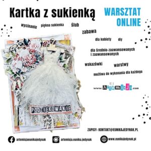 Warsztat online KARTKA Z SUKIENKĄ [warsztat online bez materiałów]