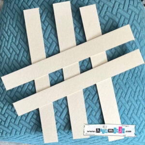 Listwa / pasek tekturowy 1,5 mm do dystansowania - 30 cm x 3 cm - 5 szt.