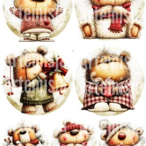 Artemisja Digital - Świąteczne Misie - DAG-XMAS-BEARS-064