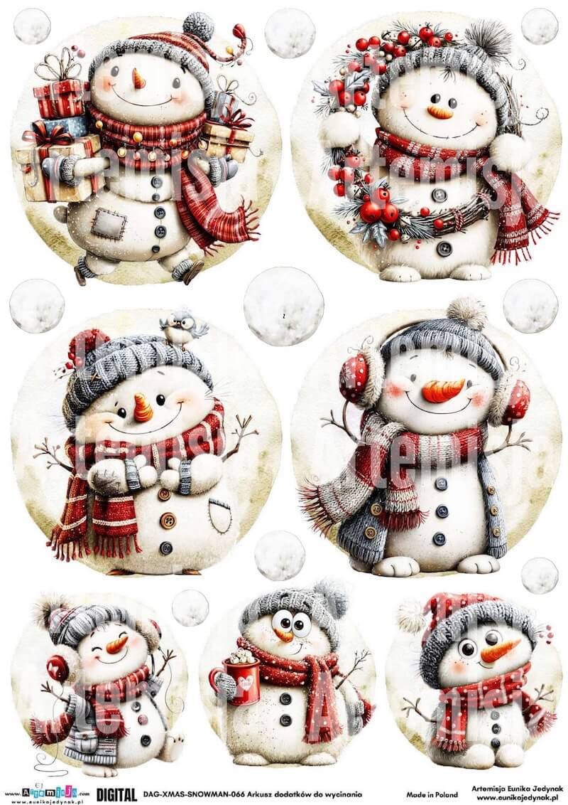 Artemisja Digital - Bałwanki - DAG-XMAS-SNOWMAN-066