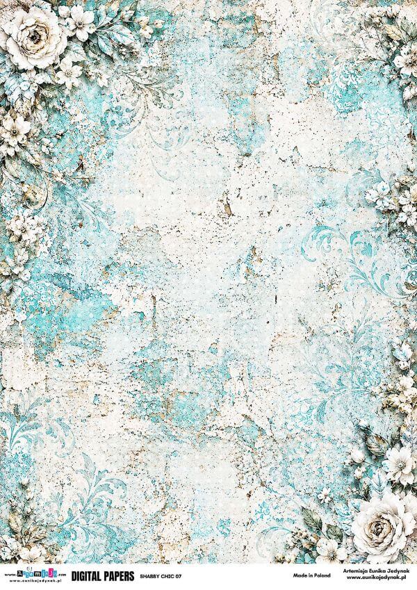 SHABBY CHIC – ARTEMISJA DIGITAL PAPERS 07