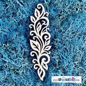 Tekturka: Ornamenty 20 - Baner / panel - Floral [zakładka]