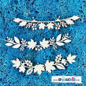 Tekturka: Ornamenty 23 - Jesienne banerki LISTKI